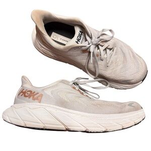 Hoka One One Arahi 6 Sneakers Womens 7.5B 1123195 NCRG Nimbus Cloud Rose Gold